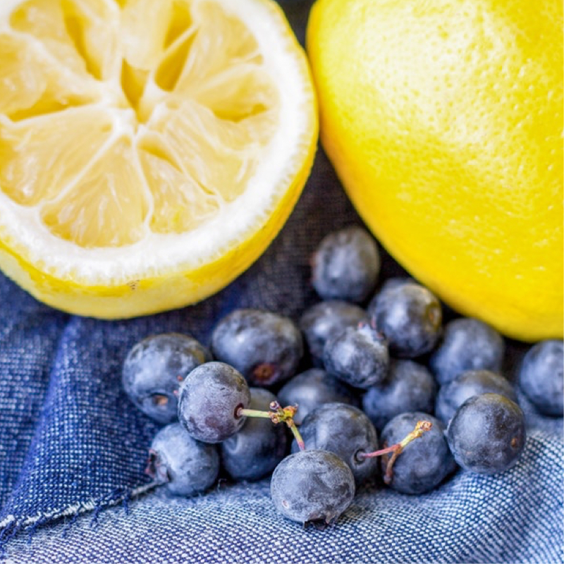 blueberry and lemon