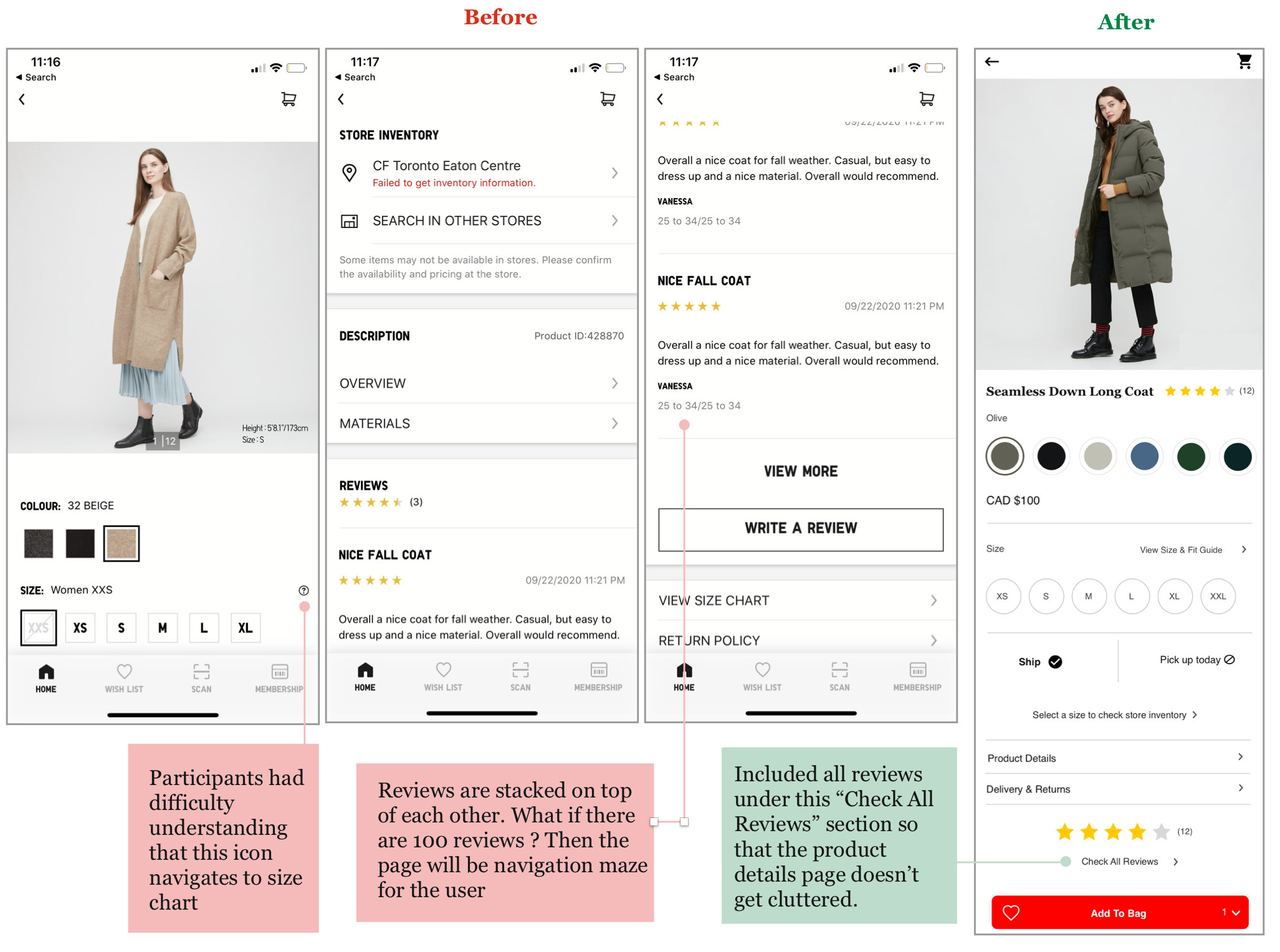 How product category has been redesigned